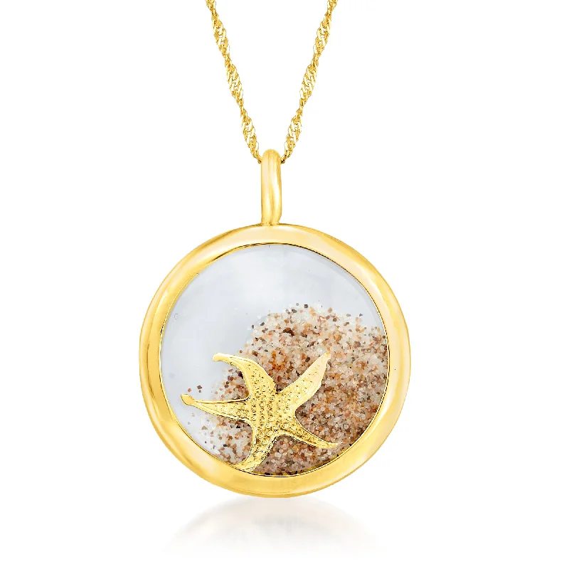 Glamorous Jewelry, Glamorous Deals – Shop Now Cozy Chic Promotions Ross-Simons 14kt Yellow Gold Starfish and Sand Crystal Pendant Necklace Glamorous Jewelry, Glamorous Deals – Shop Now Cozy Chic Promotions Ross-Simons 14kt Yellow Gold Starfish and Sand Crystal Pendant Necklace