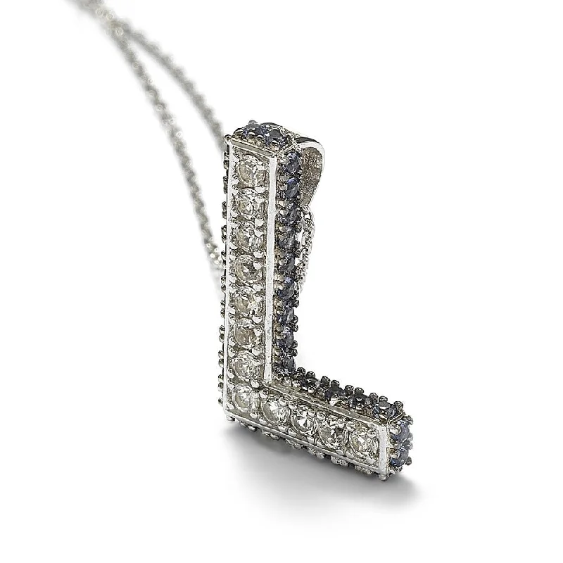 The Ultimate Jewelry Sale – Shop Premium Styles Hot Styles Suzy Levian Sterling Silver Sapphire & Diamond Accent Letter Pendant The Ultimate Jewelry Sale – Shop Premium Styles Hot Styles Suzy Levian Sterling Silver Sapphire & Diamond Accent Letter Pendant