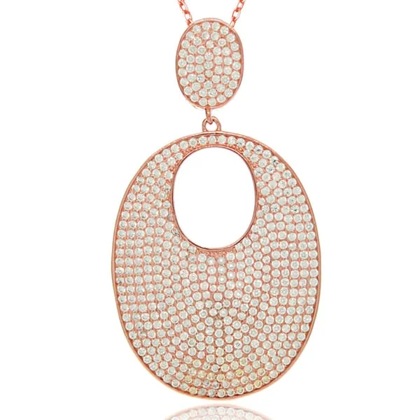 Fine Jewelry, Limited-Time Offers Available Chic Trend Collection Suzy Levian Cubic Zirconia Sterling Silver Micro Pave Pendant Fine Jewelry, Limited-Time Offers Available Chic Trend Collection Suzy Levian Cubic Zirconia Sterling Silver Micro Pave Pendant