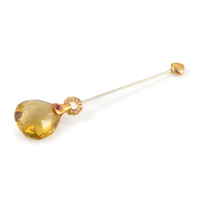 Seasonal Jewelry Clearance – Best Styles At The Lowest Prices Casual Yet Chic Sales Antonini 18K Yellow Gold Gemstone Pin Seasonal Jewelry Clearance – Best Styles At The Lowest Prices Casual Yet Chic Sales Antonini 18K Yellow Gold Gemstone Pin