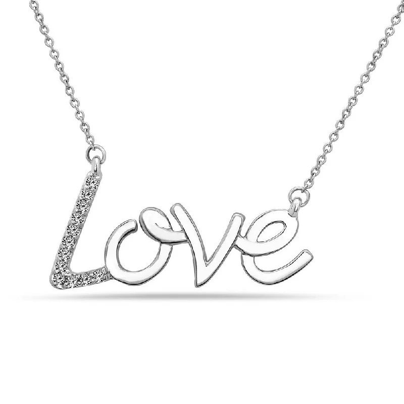 Exclusive Online Discounts On Stylish Jewelry Cozy Comfort Style Sale 0.12cttw Love Pendant set in 14k Gold Exclusive Online Discounts On Stylish Jewelry Cozy Comfort Style Sale 0.12cttw Love Pendant set in 14k Gold