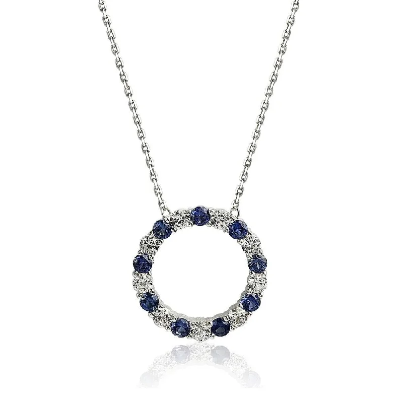 Bestselling Jewelry At Special Promotional Rates Fall Sale, Prices Drop Suzy Levian Sterling Silver Sapphire & Diamond Accent Alternating Circle Eternity Necklace Bestselling Jewelry At Special Promotional Rates Fall Sale, Prices Drop Suzy Levian Sterling Silver Sapphire & Diamond Accent Alternating Circle Eternity Necklace