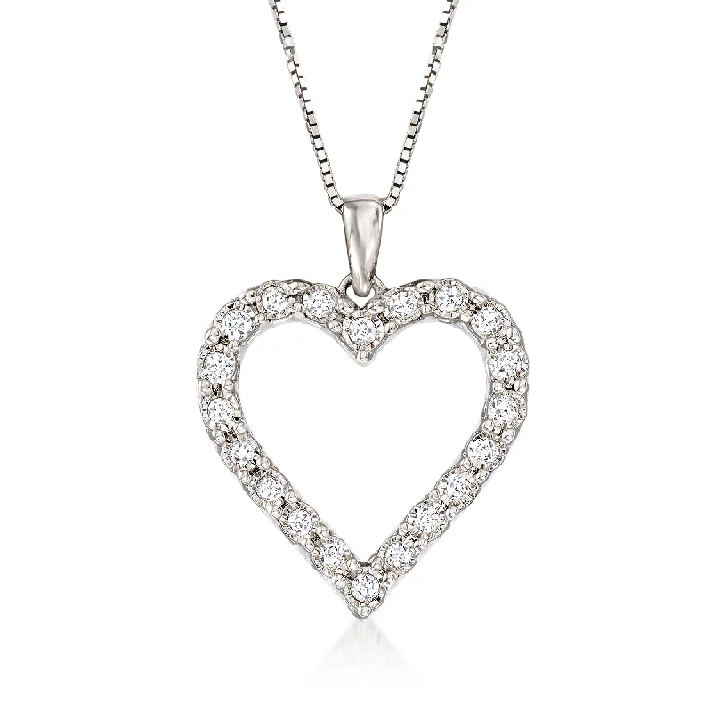 Luxury Meets Affordability – Jewelry Sale Live Now Limited Time Offers Ross-Simons Diamond Heart Pendant Necklace in Sterling Silver Luxury Meets Affordability – Jewelry Sale Live Now Limited Time Offers Ross-Simons Diamond Heart Pendant Necklace in Sterling Silver