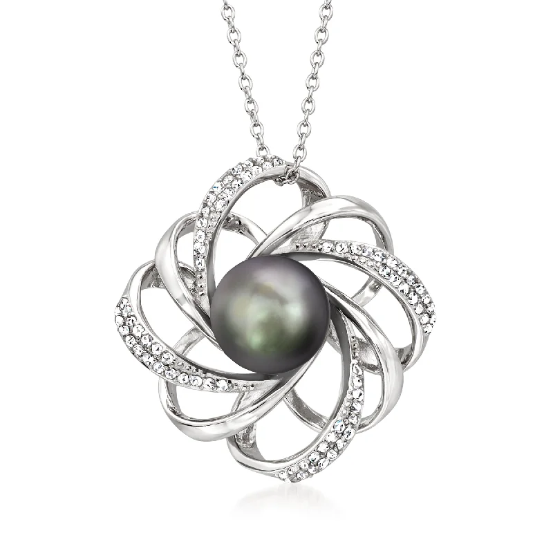 Limited-Stock Jewelry Clearance – Grab Your Favorites Now Huge Discounts This Week Ross-Simons 10-11mm Black Cultured Tahitian Pearl and . White Topaz Pendant Necklace in Sterling Silver Limited-Stock Jewelry Clearance – Grab Your Favorites Now Huge Discounts This Week Ross-Simons 10-11mm Black Cultured Tahitian Pearl and . White Topaz Pendant Necklace in Sterling Silver