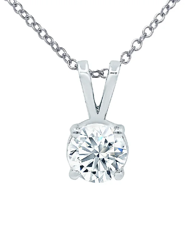 Bold And Beautiful Jewelry Now At Irresistible Prices Romantic Chic Deals 14 kt white gold diamond pendant with one 1.00 cts tw round diamond Bold And Beautiful Jewelry Now At Irresistible Prices Romantic Chic Deals 14 kt white gold diamond pendant with one 1.00 cts tw round diamond