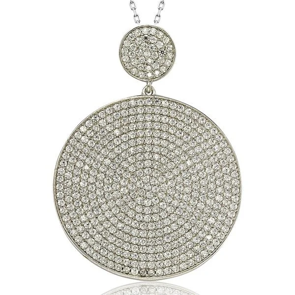 Buy More, Save More – Special Jewelry Discounts Style Revolution Suzy Levian Sterling Silver Cubic Zirconia Pendant Buy More, Save More – Special Jewelry Discounts Style Revolution Suzy Levian Sterling Silver Cubic Zirconia Pendant