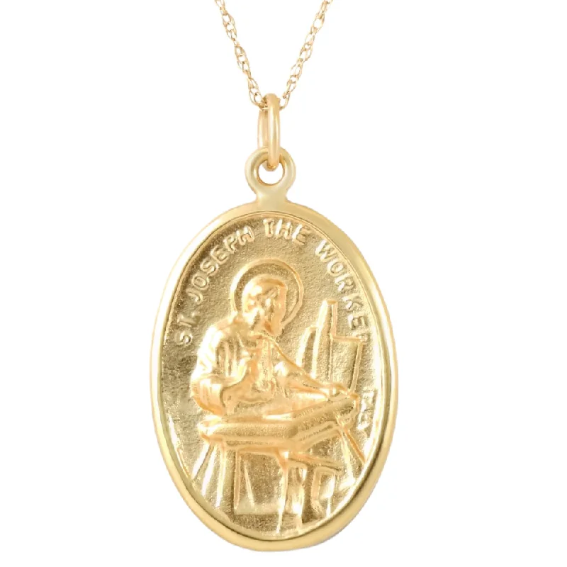 Flash Sale On Exquisite Jewelry – Don't Miss Out Limited Time 14k White or Yellow Gold St. Joseph Medal Pendant 1" Tall 2.5 Grams Flash Sale On Exquisite Jewelry – Don't Miss Out Limited Time 14k White or Yellow Gold St. Joseph Medal Pendant 1" Tall 2.5 Grams