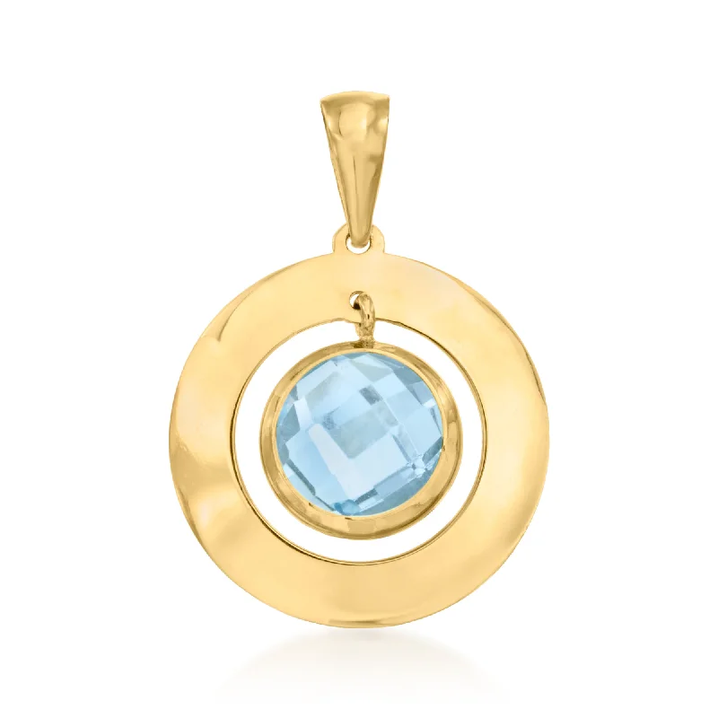 Limited-Stock Jewelry Sale – Shop Before It's Gone Fashionable Comfort Promotions Ross-Simons Sky Blue Topaz Pendant in 14kt Yellow Gold Limited-Stock Jewelry Sale – Shop Before It's Gone Fashionable Comfort Promotions Ross-Simons Sky Blue Topaz Pendant in 14kt Yellow Gold
