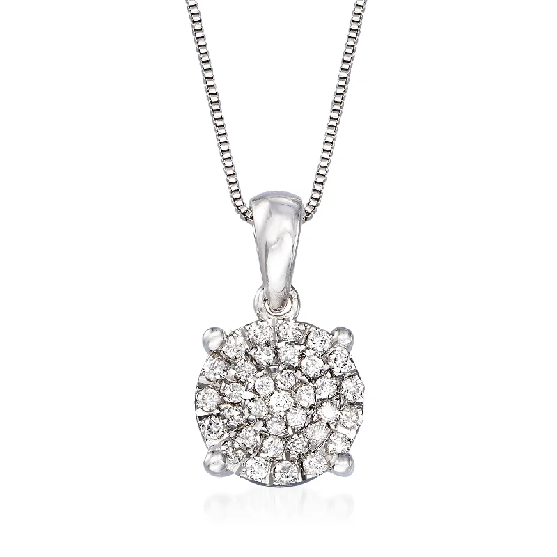 High-End Sparkle, Low-End Prices – Jewelry Sale Live Relaxed Style Deals Ross-Simons Diamond Pendant Necklace in Sterling Silver High-End Sparkle, Low-End Prices – Jewelry Sale Live Relaxed Style Deals Ross-Simons Diamond Pendant Necklace in Sterling Silver