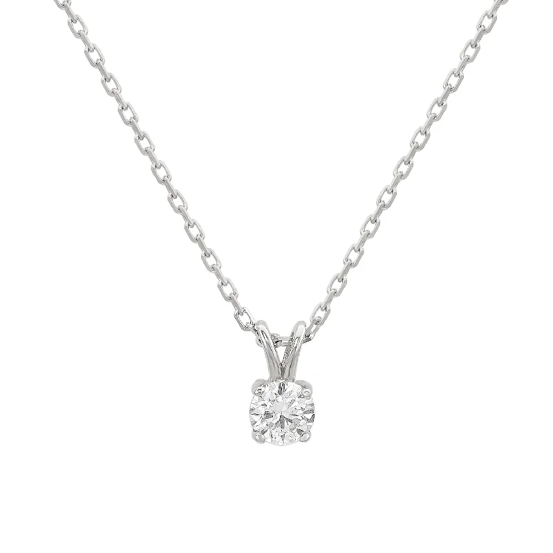 Shop Handcrafted Jewelry At Special Promotional Rates Casual Fashion Suzy Levian 14K White Gold 0.26 ct. tw. Diamond Solitaire Pendant Necklace Shop Handcrafted Jewelry At Special Promotional Rates Casual Fashion Suzy Levian 14K White Gold 0.26 ct. tw. Diamond Solitaire Pendant Necklace