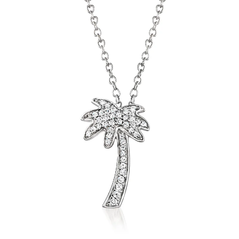 Best Jewelry Sale – Shop Exclusive Designs Now Affordable Trendy Fashion Ross-Simons Diamond Palm Tree Pendant Necklace in 14kt White Gold Best Jewelry Sale – Shop Exclusive Designs Now Affordable Trendy Fashion Ross-Simons Diamond Palm Tree Pendant Necklace in 14kt White Gold