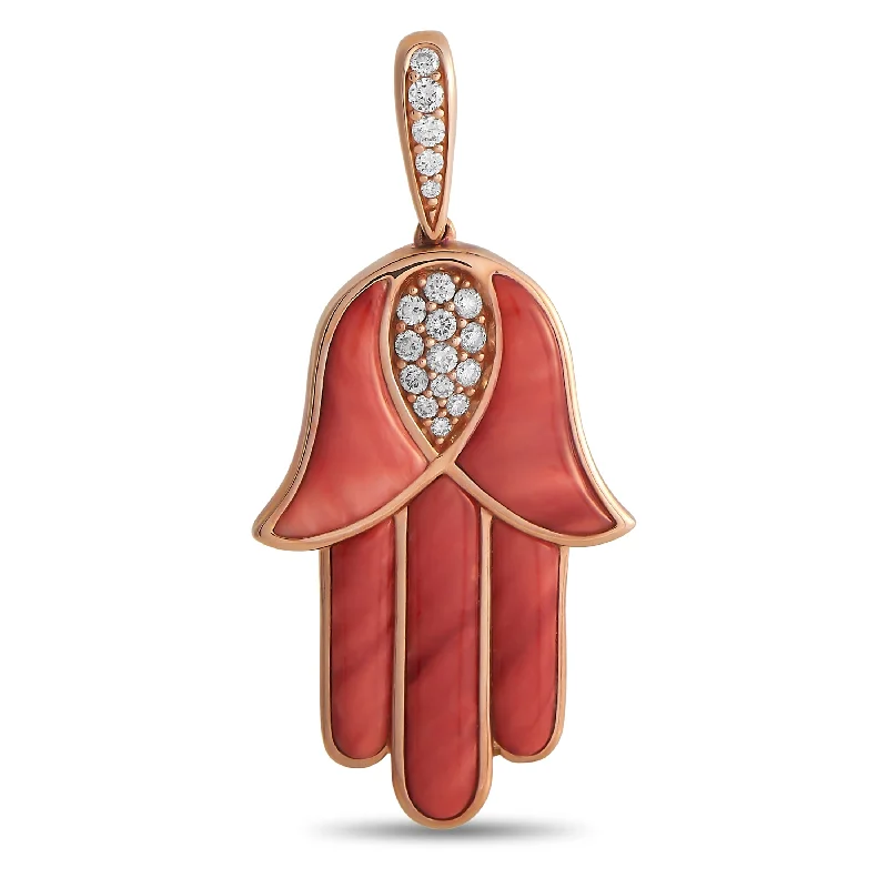 Personalized Jewelry Sale – Meaningful Gifts At Great Prices Ride The Style Wave Kabana 14K Rose Gold 0.33 ct Diamond and Spiny Hamsa Hand Pendant Personalized Jewelry Sale – Meaningful Gifts At Great Prices Ride The Style Wave Kabana 14K Rose Gold 0.33 ct Diamond and Spiny Hamsa Hand Pendant