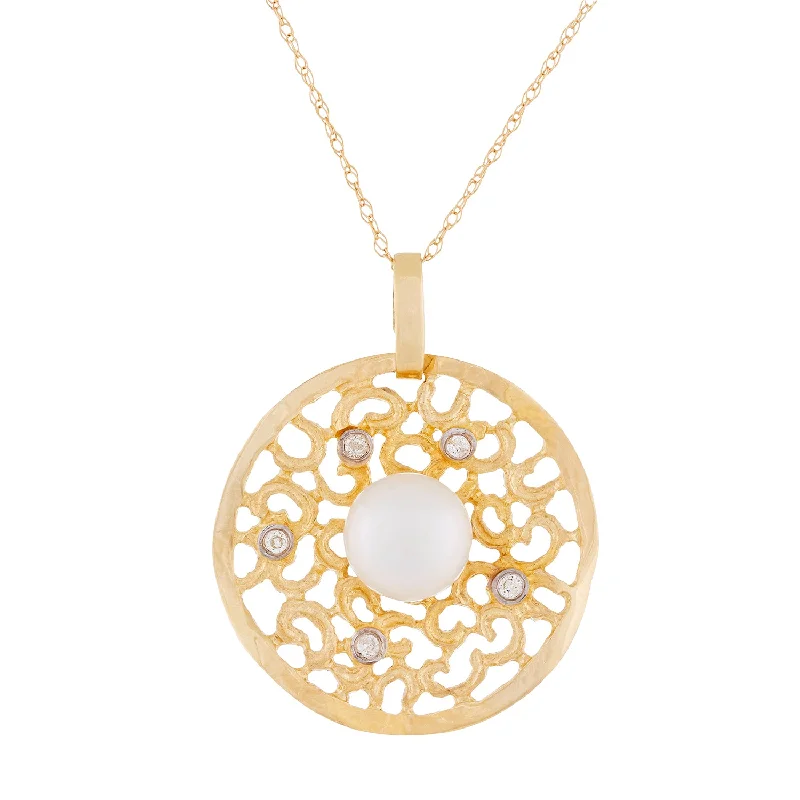 Last Chance To Shop High-End Jewelry At Markdown Prices Contemporary Casual Deals 14k Yellow Gold Medallion Pearl Pendant Last Chance To Shop High-End Jewelry At Markdown Prices Contemporary Casual Deals 14k Yellow Gold Medallion Pearl Pendant