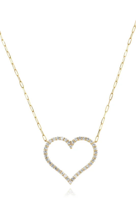 Sparkle For Less – Shop Our Limited-Time Jewelry Deals Romantic Fashion Discounts 14 kt yellow gold diamond pendant with open-heart design adorned with 1.06 cts tw diamonds Sparkle For Less – Shop Our Limited-Time Jewelry Deals Romantic Fashion Discounts 14 kt yellow gold diamond pendant with open-heart design adorned with 1.06 cts tw diamonds