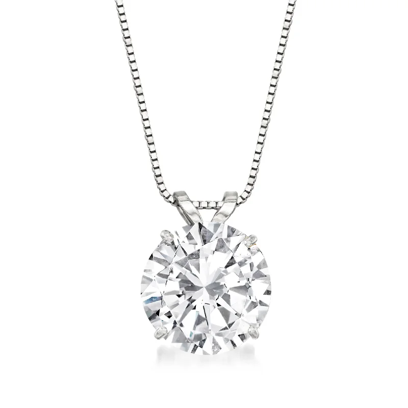 Timeless Jewelry Styles At Wallet-Friendly Prices Shop Sales Ross-Simons CZ Solitaire Necklace in 14kt White Gold Timeless Jewelry Styles At Wallet-Friendly Prices Shop Sales Ross-Simons CZ Solitaire Necklace in 14kt White Gold
