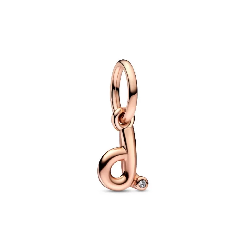 Handcrafted Jewelry Sale – Unique Designs At Low Prices Flash Sale Starts Letter D Script Alphabet Dangle Charm In Rose Gold Handcrafted Jewelry Sale – Unique Designs At Low Prices Flash Sale Starts Letter D Script Alphabet Dangle Charm In Rose Gold