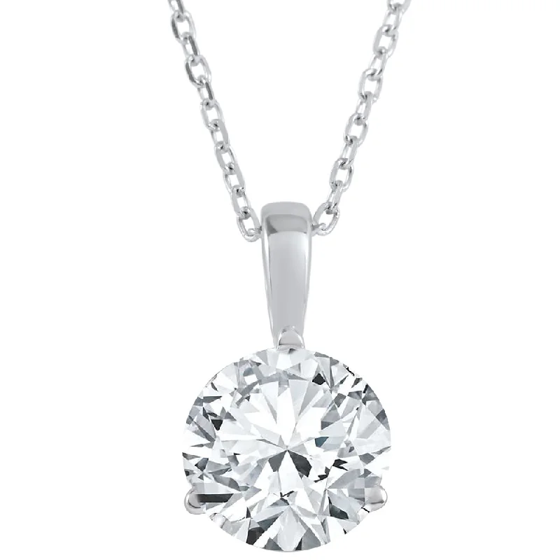 Exclusive Jewelry Offers – Shine For Less Bid Farewell To The Old Season 2 ct Solitaire Lab Grown Diamond Pendant available in 14K and Platinum Exclusive Jewelry Offers – Shine For Less Bid Farewell To The Old Season 2 ct Solitaire Lab Grown Diamond Pendant available in 14K and Platinum