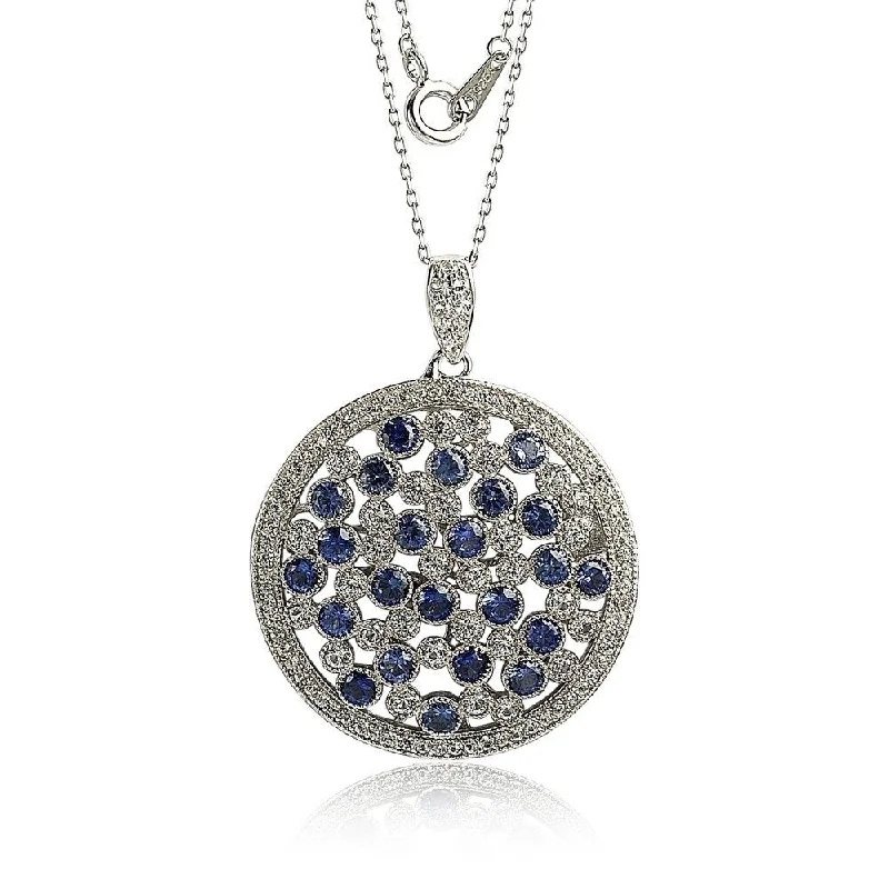 Handcrafted Beauty At Affordable Prices Best-Sellers Suzy Levian Sterling Silver Sapphire & Diamond Accent Multi-Circle Pendant Handcrafted Beauty At Affordable Prices Best-Sellers Suzy Levian Sterling Silver Sapphire & Diamond Accent Multi-Circle Pendant