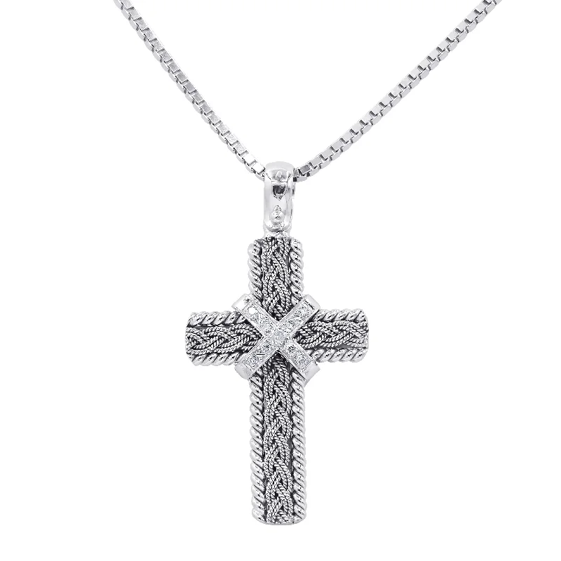 Discover Unique Jewelry With Special Limited-Time Offers Refined Fashion Sale 18kt white gold diamond cross pendant containing 0.10 cts of round diamonds Discover Unique Jewelry With Special Limited-Time Offers Refined Fashion Sale 18kt white gold diamond cross pendant containing 0.10 cts of round diamonds