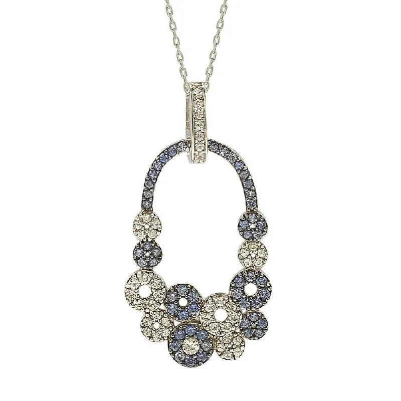 Affordable Luxury Jewelry For Every Occasion Explore What'S New Suzy Levian Sapphire and Diamond Accent in Sterling Silver Multi Circle Pendant Affordable Luxury Jewelry For Every Occasion Explore What'S New Suzy Levian Sapphire and Diamond Accent in Sterling Silver Multi Circle Pendant