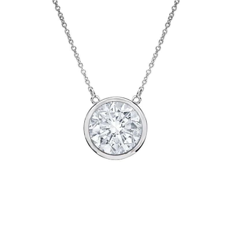 Your Perfect Accessory Now At The Best Price Fashion-Forward Offers 14 kt white gold, 18" diamond pendant with one 0.15 cts tw round diamond Your Perfect Accessory Now At The Best Price Fashion-Forward Offers 14 kt white gold, 18" diamond pendant with one 0.15 cts tw round diamond