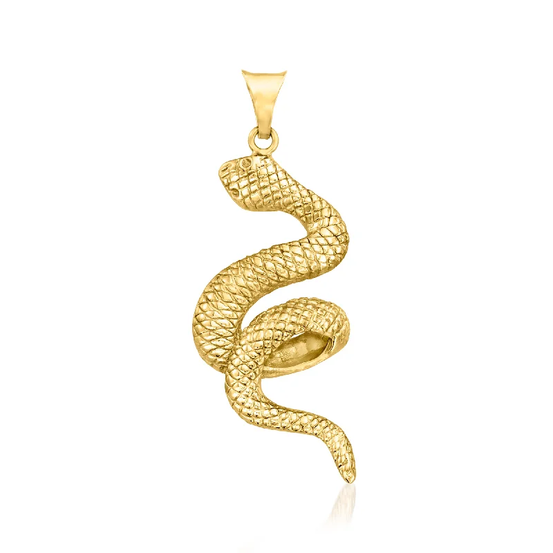 Discounted Jewelry For A Glamorous Look Stay Ahead In Style Ross-Simons Italian 18kt Yellow Gold Coiled Snake Pendant Discounted Jewelry For A Glamorous Look Stay Ahead In Style Ross-Simons Italian 18kt Yellow Gold Coiled Snake Pendant