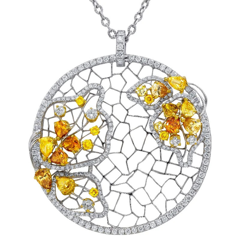 Elevate Your Jewelry Collection With Limited-Time Savings Fashionable Comfort Promotions 18kt white gold diamond pendant featuring 5.59 cts of round fancy yellow and white diamonds Elevate Your Jewelry Collection With Limited-Time Savings Fashionable Comfort Promotions 18kt white gold diamond pendant featuring 5.59 cts of round fancy yellow and white diamonds