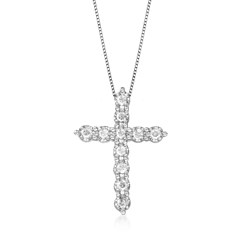 Personalized Jewelry Sale – Unique Pieces At Great Prices Winter Warehouse Sale Ross-Simons Round Brilliant-Cut Diamond Cross Pendant Necklace in 14kt White Gold Personalized Jewelry Sale – Unique Pieces At Great Prices Winter Warehouse Sale Ross-Simons Round Brilliant-Cut Diamond Cross Pendant Necklace in 14kt White Gold