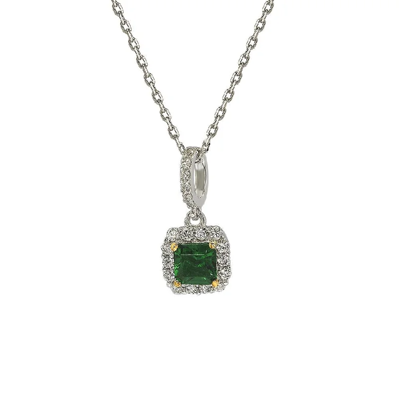 Don't Miss Out On Jaw-Dropping Jewelry Discounts Budget-Friendly Fashion Suzy Levian Sterling Silver Green and White Cubic Zirconia Asscher Cut Pendant Don't Miss Out On Jaw-Dropping Jewelry Discounts Budget-Friendly Fashion Suzy Levian Sterling Silver Green and White Cubic Zirconia Asscher Cut Pendant