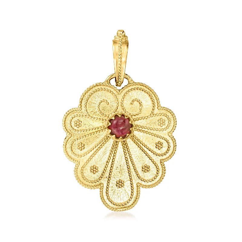 Limited-Time Offer On Elegant Jewelry Pieces Must Haves Ross-Simons Italian . Garnet Etruscan-Style Pendant in 14kt Yellow Gold Limited-Time Offer On Elegant Jewelry Pieces Must Haves Ross-Simons Italian . Garnet Etruscan-Style Pendant in 14kt Yellow Gold