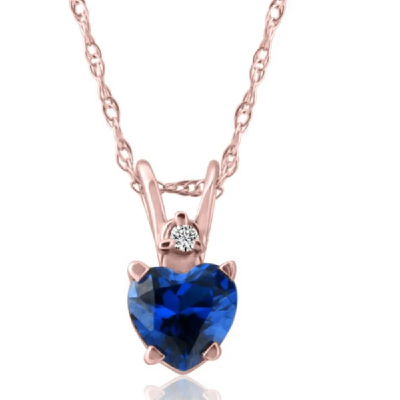 Personalized Jewelry At Special Discount Rates Contemporary Casual Deals 14k White, Yellow, or Rose Gold Diamond & Blue Sapphire Heart Pendant Necklace Personalized Jewelry At Special Discount Rates Contemporary Casual Deals 14k White, Yellow, or Rose Gold Diamond & Blue Sapphire Heart Pendant Necklace