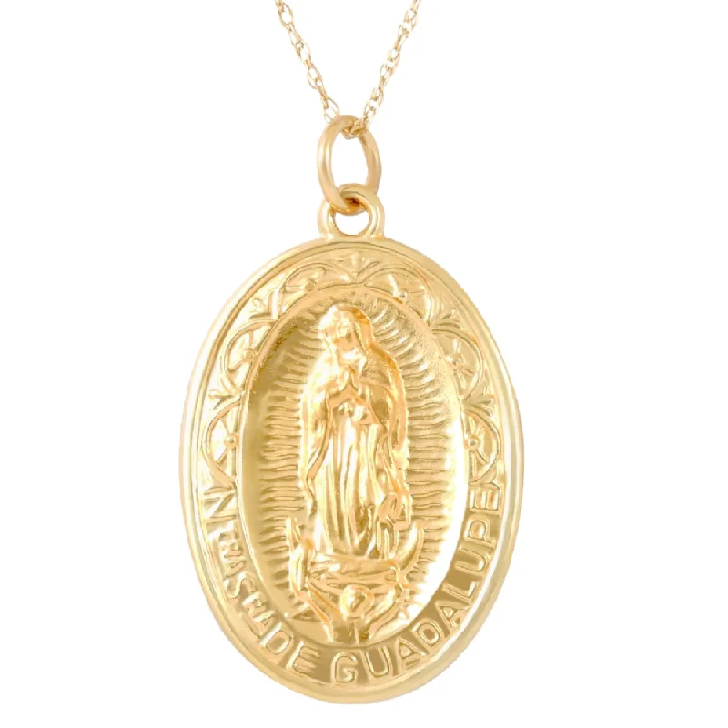 Exclusive Jewelry Discounts – Shop Now For Savings Popular Collection 14k White or Yellow Gold Lady Of Guadalupe Medal Pendant 1" Tall 4 Grams Exclusive Jewelry Discounts – Shop Now For Savings Popular Collection 14k White or Yellow Gold Lady Of Guadalupe Medal Pendant 1" Tall 4 Grams