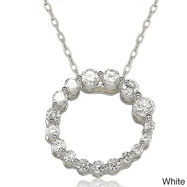 Final Call For Exquisite Jewelry At Reduced Rates Bold Style Discounts Suzy Levian Sterling Silver Cubic Zirconia Circle Journey Necklace Final Call For Exquisite Jewelry At Reduced Rates Bold Style Discounts Suzy Levian Sterling Silver Cubic Zirconia Circle Journey Necklace