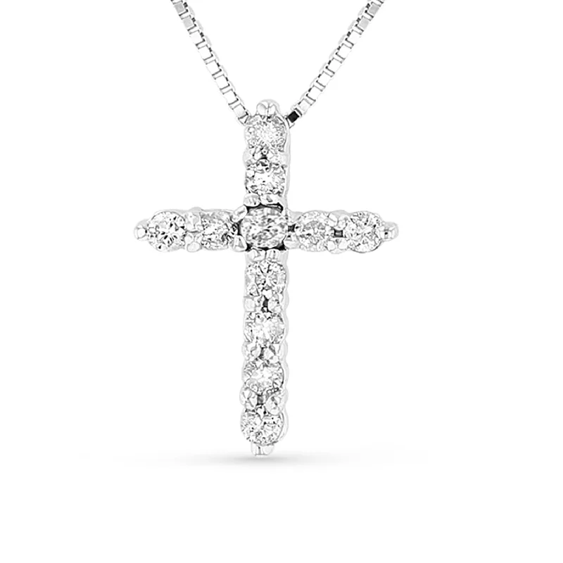 Must-Have Jewelry Pieces At Reduced Prices Limited Styles Suzy Levian 14k White Gold White Diamond Cross Pendant Must-Have Jewelry Pieces At Reduced Prices Limited Styles Suzy Levian 14k White Gold White Diamond Cross Pendant