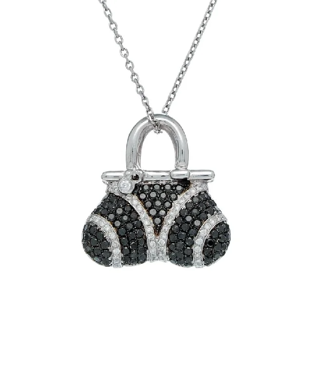 Elegant Rose Gold Jewelry For A Stylish Touch Discover Promotions 18kt white gold fashion pendant featuring 1.85 cts of black diamonds and 0.50 cts of white diamonds Elegant Rose Gold Jewelry For A Stylish Touch Discover Promotions 18kt white gold fashion pendant featuring 1.85 cts of black diamonds and 0.50 cts of white diamonds