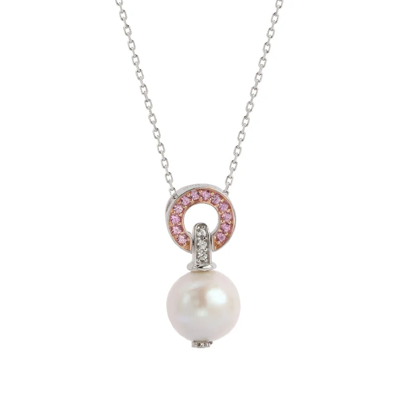 Seasonal Jewelry Clearance – Best Styles At The Lowest Prices Luxury Fashion Suzy Levian Sterling Silver Pearl & Pink Sapphire Classic Circle Pendant Seasonal Jewelry Clearance – Best Styles At The Lowest Prices Luxury Fashion Suzy Levian Sterling Silver Pearl & Pink Sapphire Classic Circle Pendant