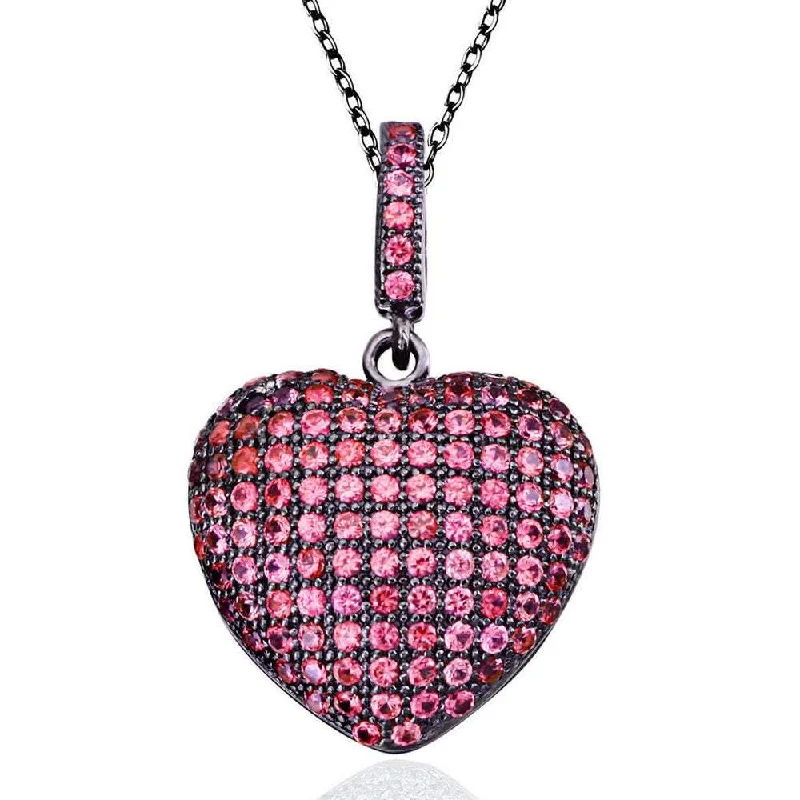 Don't Miss Our Biggest Jewelry Sale Of The Season The Latest Fashion Trends Suzy Levian Pink Cubic Zirconia Blackened Sterling Silver Pave Heart Pendant Don't Miss Our Biggest Jewelry Sale Of The Season The Latest Fashion Trends Suzy Levian Pink Cubic Zirconia Blackened Sterling Silver Pave Heart Pendant