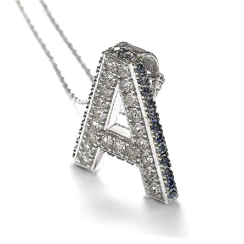 Limited-Time Jewelry Discounts – Shine Without The Splurge Save Big Suzy Levian Sterling Silver Sapphire & Diamond Accent Letter Pendant Limited-Time Jewelry Discounts – Shine Without The Splurge Save Big Suzy Levian Sterling Silver Sapphire & Diamond Accent Letter Pendant