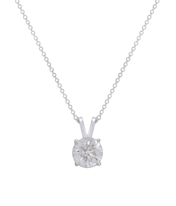 Timeless Jewelry Styles At Wallet-Friendly Prices Classy Style Discounts 14kt white gold solitaire diamond pendant containing 1.53 ct of clarity enhanced diamond Timeless Jewelry Styles At Wallet-Friendly Prices Classy Style Discounts 14kt white gold solitaire diamond pendant containing 1.53 ct of clarity enhanced diamond