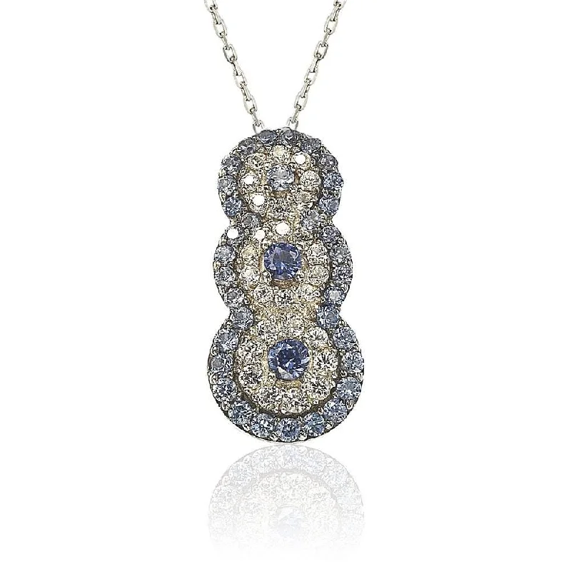Elegant Jewelry, Exclusive Prices – Shop Now Flash Sale Now Suzy Levian Sapphire and Diamond Accent Sterling Silver Graduating Pendant Elegant Jewelry, Exclusive Prices – Shop Now Flash Sale Now Suzy Levian Sapphire and Diamond Accent Sterling Silver Graduating Pendant