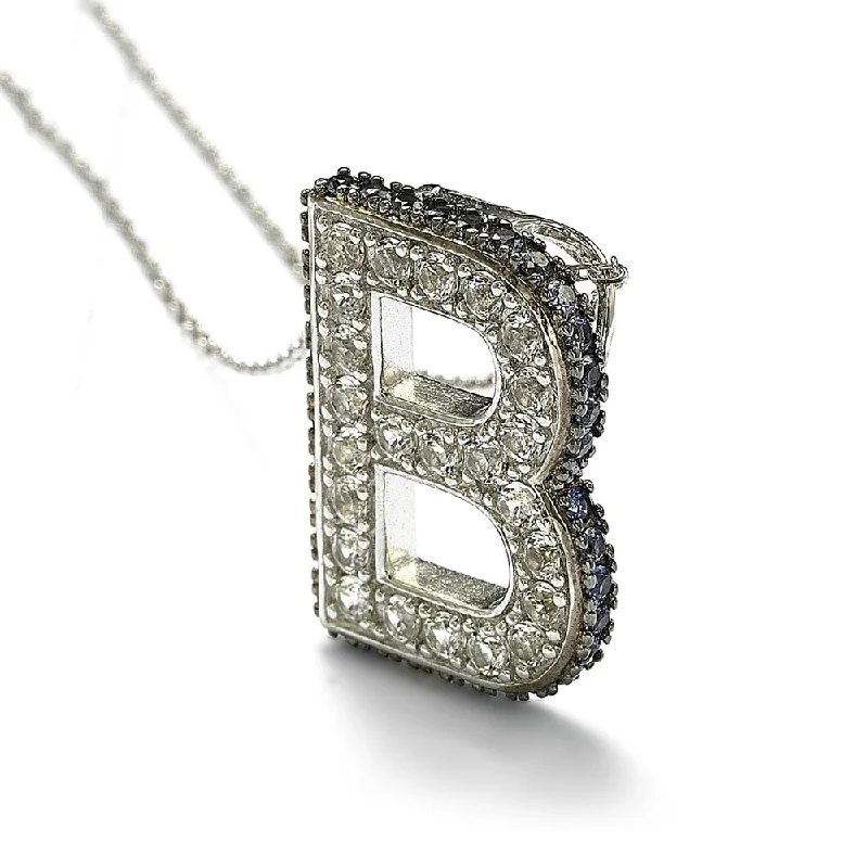 Save On Luxury Jewelry Pieces – Limited-Time Offers Chic Style, Always In Vogue Suzy Levian Sterling Silver Sapphire & Diamond Accent Letter Pendant Save On Luxury Jewelry Pieces – Limited-Time Offers Chic Style, Always In Vogue Suzy Levian Sterling Silver Sapphire & Diamond Accent Letter Pendant