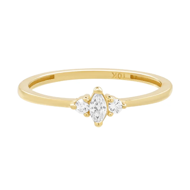 Grab Stylish Jewelry Before The Sale Ends Limited Time Offers 10k Solid Gold Tri-CZ Ring Grab Stylish Jewelry Before The Sale Ends Limited Time Offers 10k Solid Gold Tri-CZ Ring