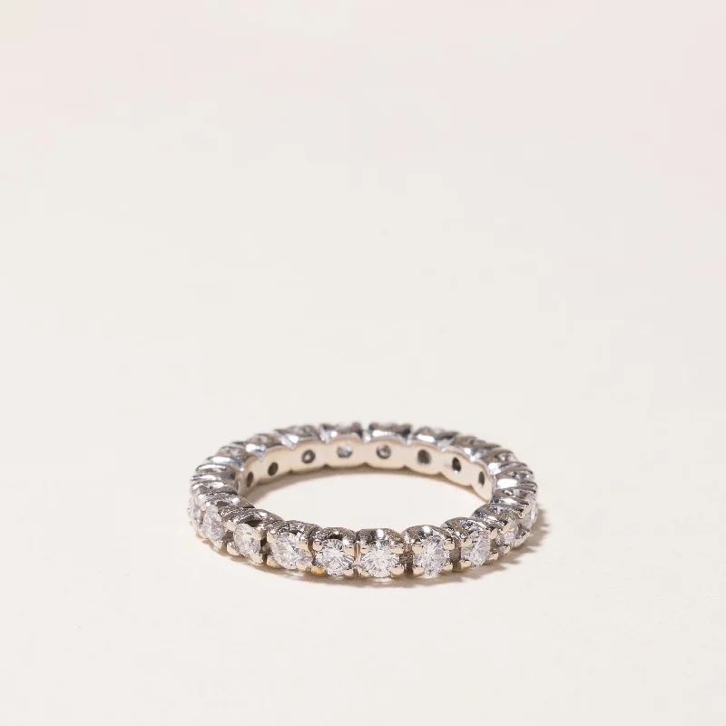 Exclusive Gemstone Jewelry At Special Prices Fashion-Forward Offers 14k White Gold Diamond Eternity Band | 1.00ctw | SZ 5