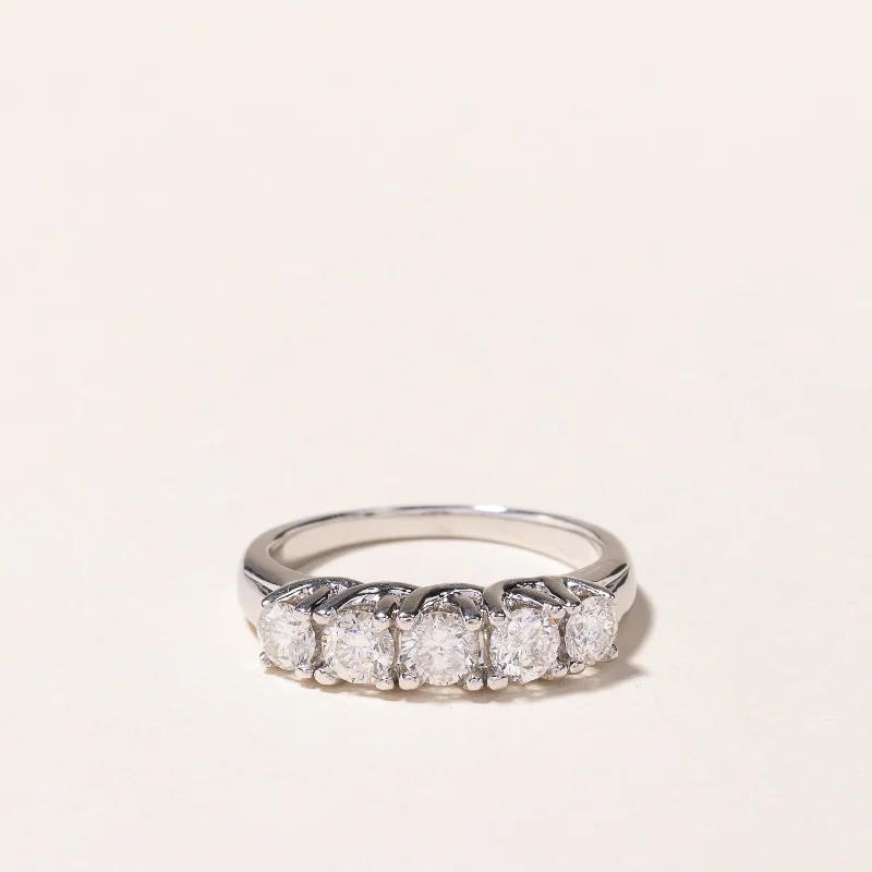 Once-A-Year Jewelry Deals – Shop Before They’Re Gone Spring Offer 14k White Gold Five Stone Diamond Ring | 1.02ctw | SZ 6 Once-A-Year Jewelry Deals – Shop Before They’Re Gone Spring Offer 14k White Gold Five Stone Diamond Ring | 1.02ctw | SZ 6