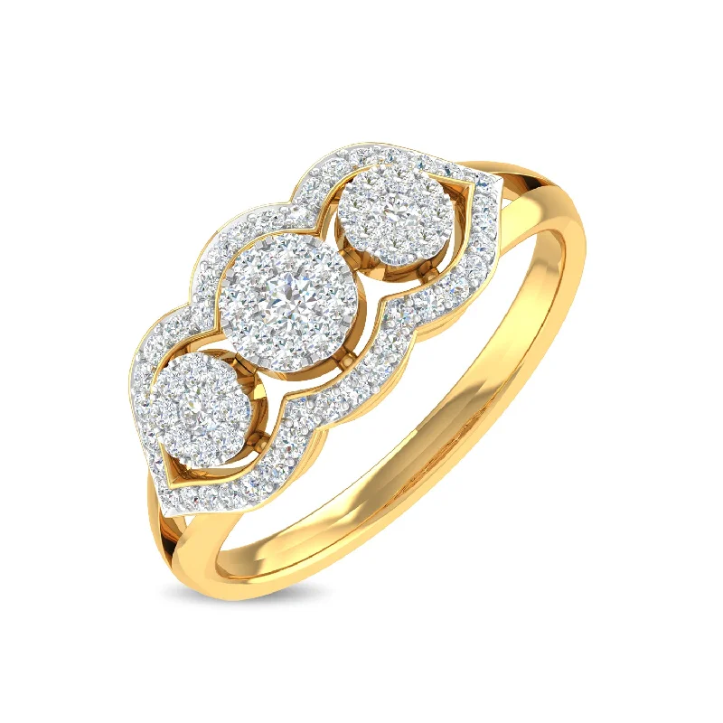 Exclusive Jewelry Sale – Shine For Less Bold Fashion Sales 3 Stone Ring