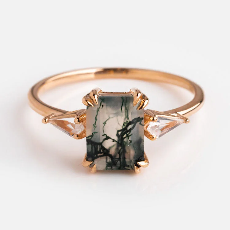 Get The Sparkle You Love At Prices You Adore Limited Stock, Big Discounts 9kt Rose Gold Moss Agate and Topaz Annabelle Ring Get The Sparkle You Love At Prices You Adore Limited Stock, Big Discounts 9kt Rose Gold Moss Agate and Topaz Annabelle Ring
