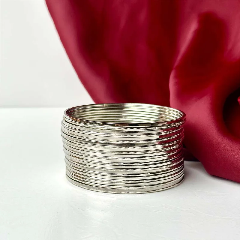 Bestselling Jewelry Now On Sale – Elevate Your Look Edgy Fashion Deals Aaira Bangles (Silver) Bestselling Jewelry Now On Sale – Elevate Your Look Edgy Fashion Deals Aaira Bangles (Silver)
