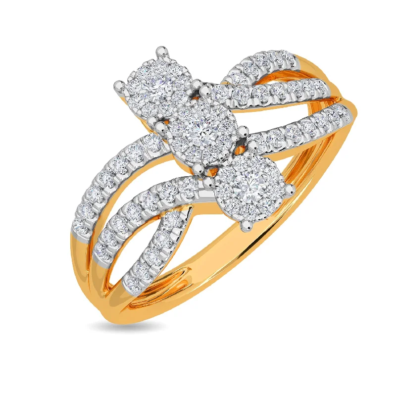 Grab Your Dream Jewelry At The Lowest Prices Big Three Composite Look Ring