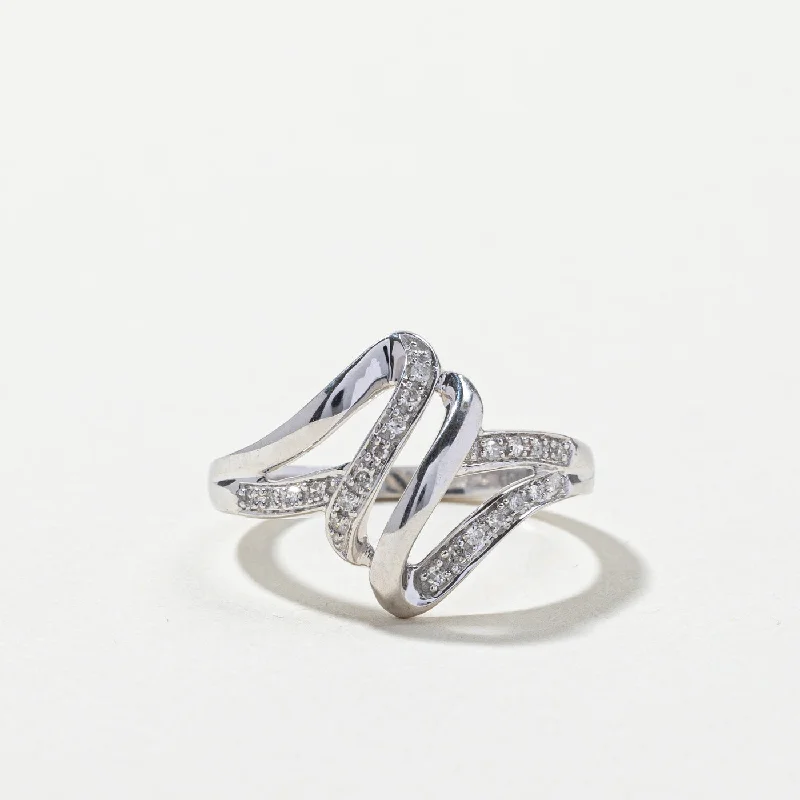 Seasonal Jewelry Deals – Elevate Your Style Bypass Diamond Ring | 0.10ctw | SZ 7 |