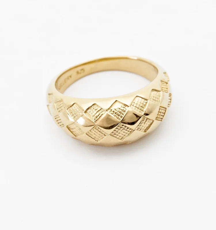 The Perfect Jewelry Piece At The Perfect Price Fresh Fashion Discounts Checker Dome Ring The Perfect Jewelry Piece At The Perfect Price Fresh Fashion Discounts Checker Dome Ring